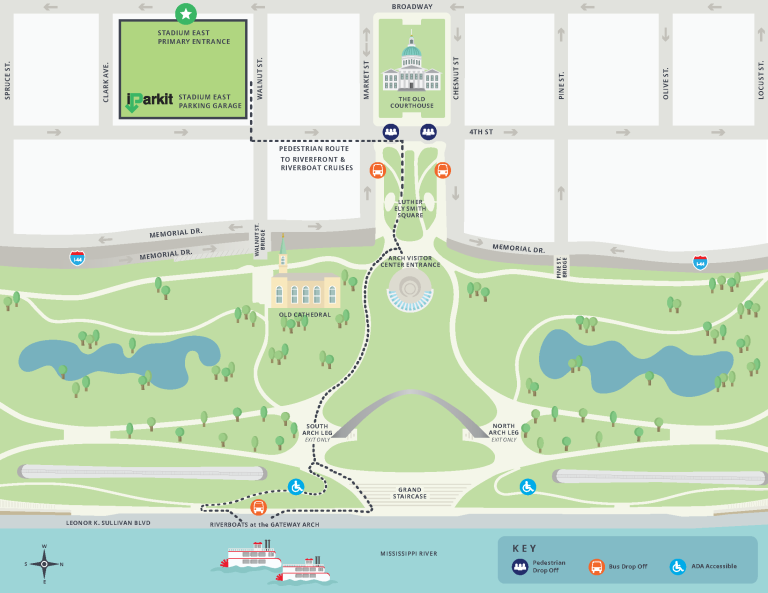 Parking Options | The Gateway Arch